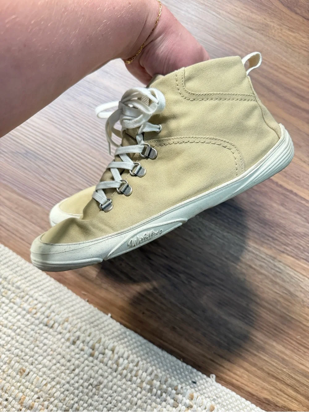 Wildlings barefoot shoes- Canvas High-Top Women's Sneakers